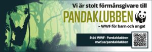 Upplysning om att Havets Hus samarbetar med pandaklubben